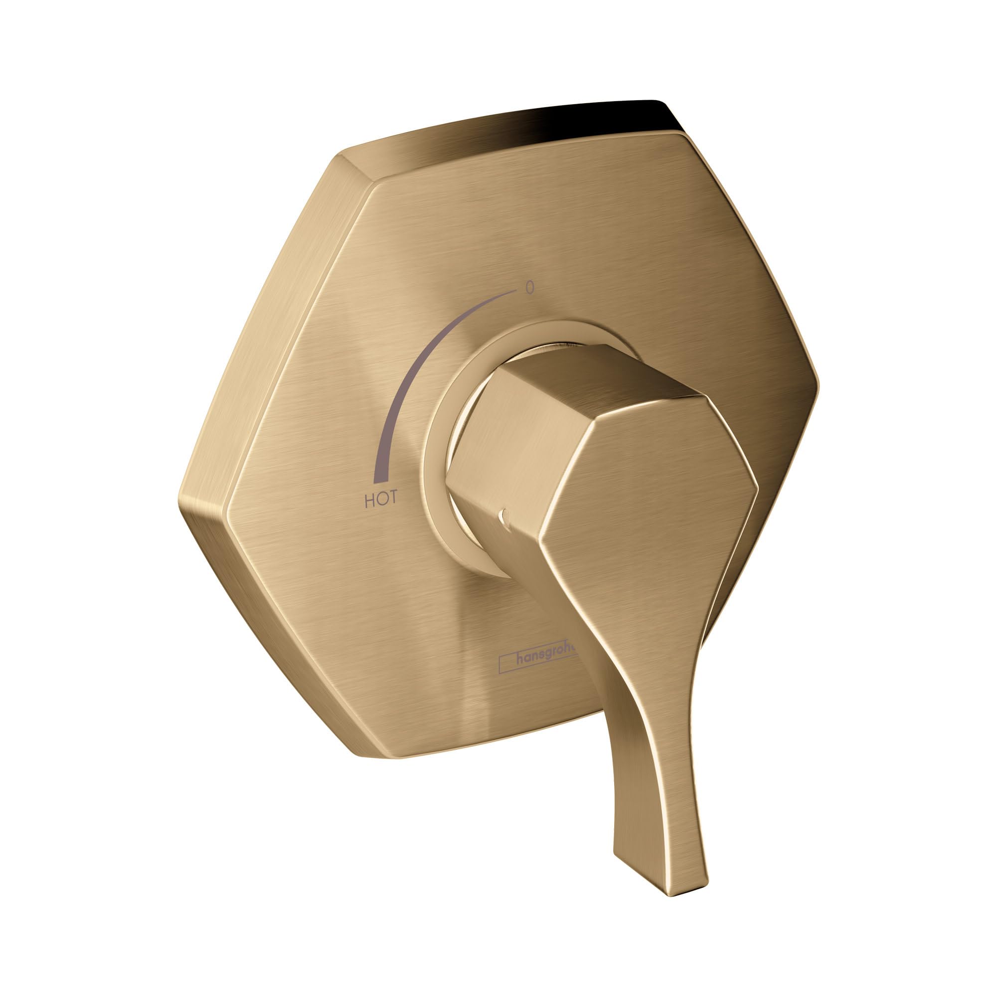 Poignée douche hansgrohe Locarno bronze brossé 17,8 cm pour mitigeur encastré