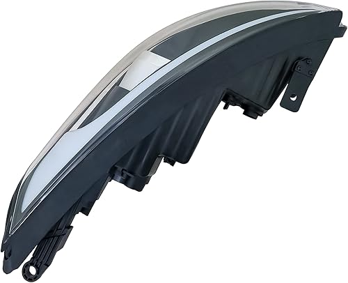 Miniatura 4 de Conjunto de faros delanteros compatible con Hyundai Tucson 2014-2015 CAPA certificados, bombillas incluidas, halógeno, lados izquierdo y derecho