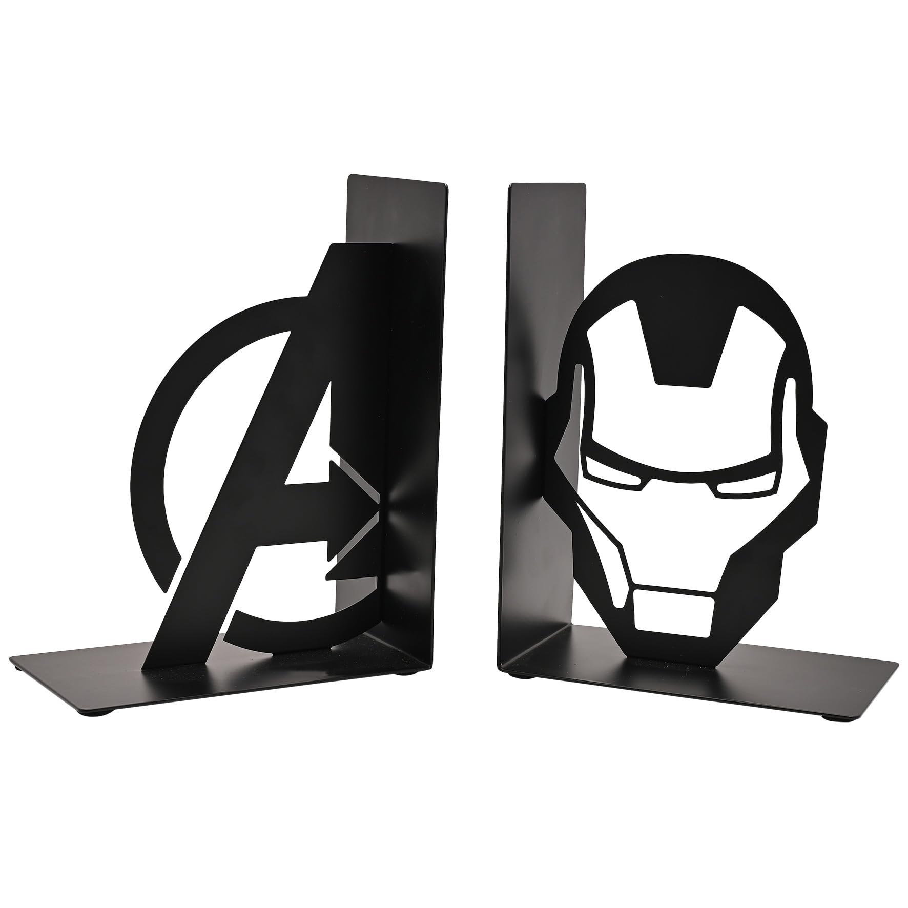 Disney Marvel The Avengers Iron Man Metal Bookends in Black