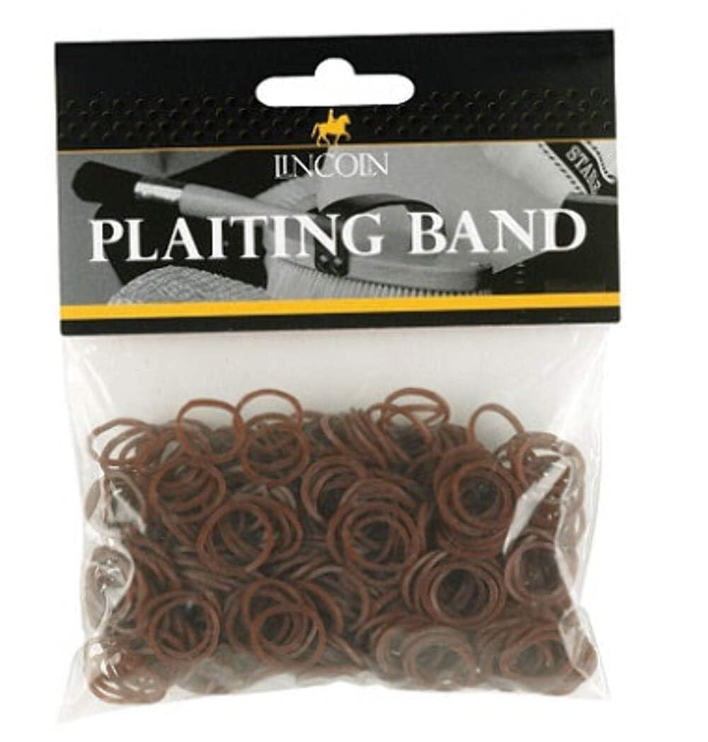 LINCOLN 5027286040334 425-0219 Braiding Bands Assorted Colours (Brown)