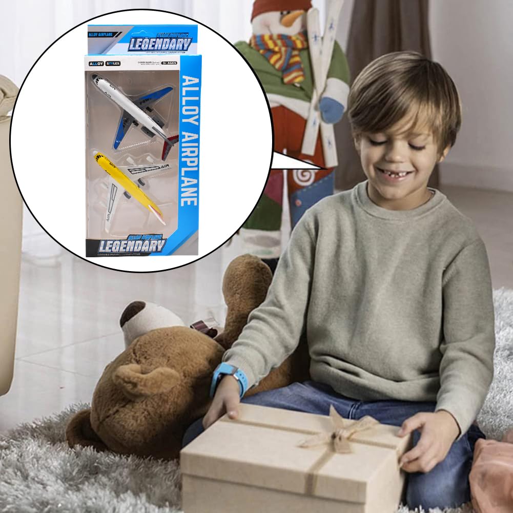 Aviones de Juguete para Niños - Set de 2 Aviones Planeadores - Regalos de Deportes al Aire Libre - Modelo de Avión para Cumpleaños