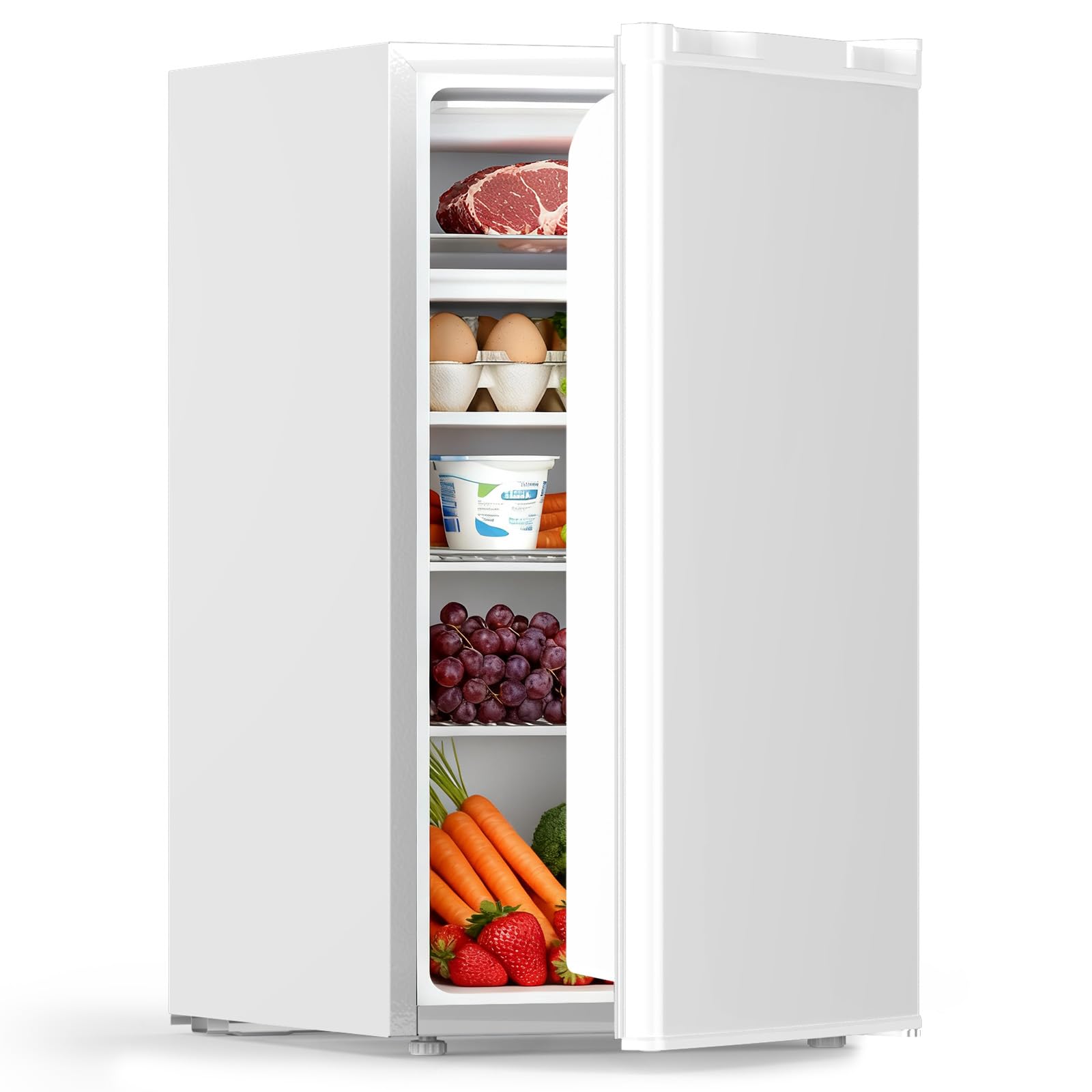 Cowsar BC-90U-E 3.2 cu ft Compact Freezer White