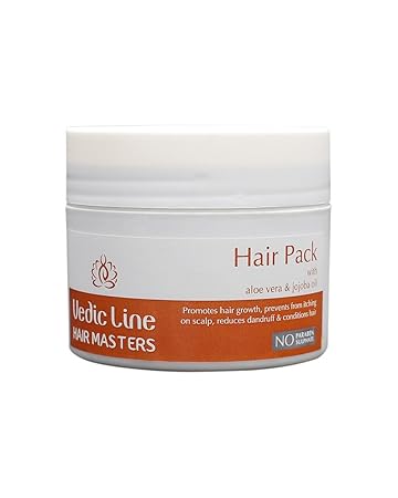 Vedicline Hair Masters Hair Pack with Aloe Vera and Jojoba Oil Reduce Dull, Damaged & Frizzy Hair for Soft Hair, 200ml