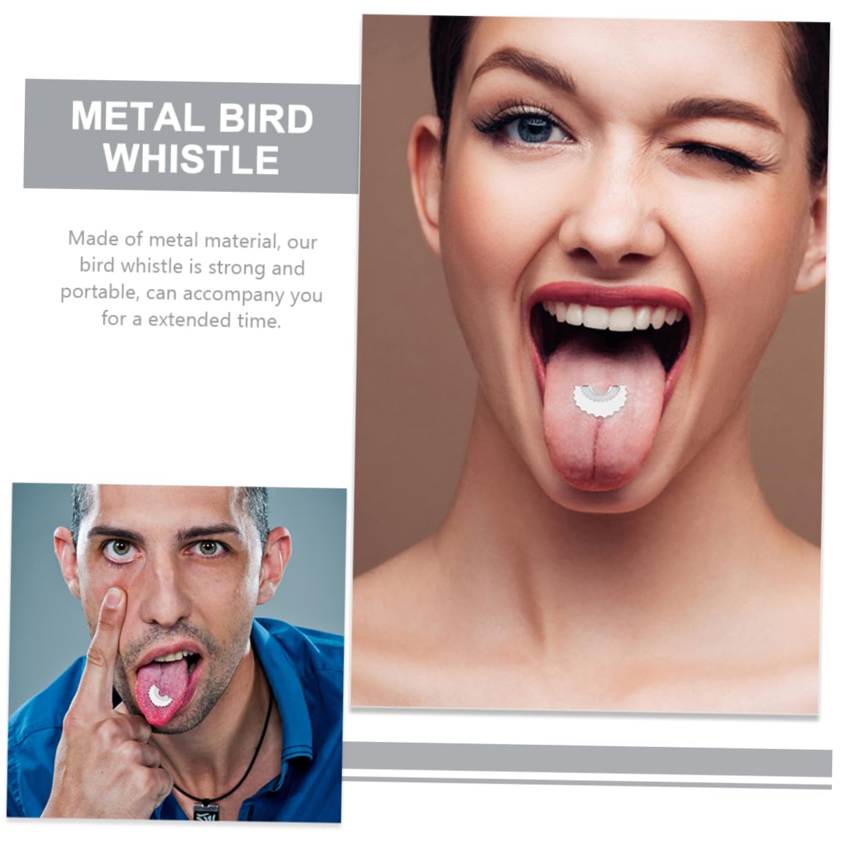 Toys 4pcs Whistle Bird Whistles for Adults Whistle Musical Instrument Fun Bird Caller Birthday Noisemakers Slide Whistle White Ventriloquist Like Real Metal Child