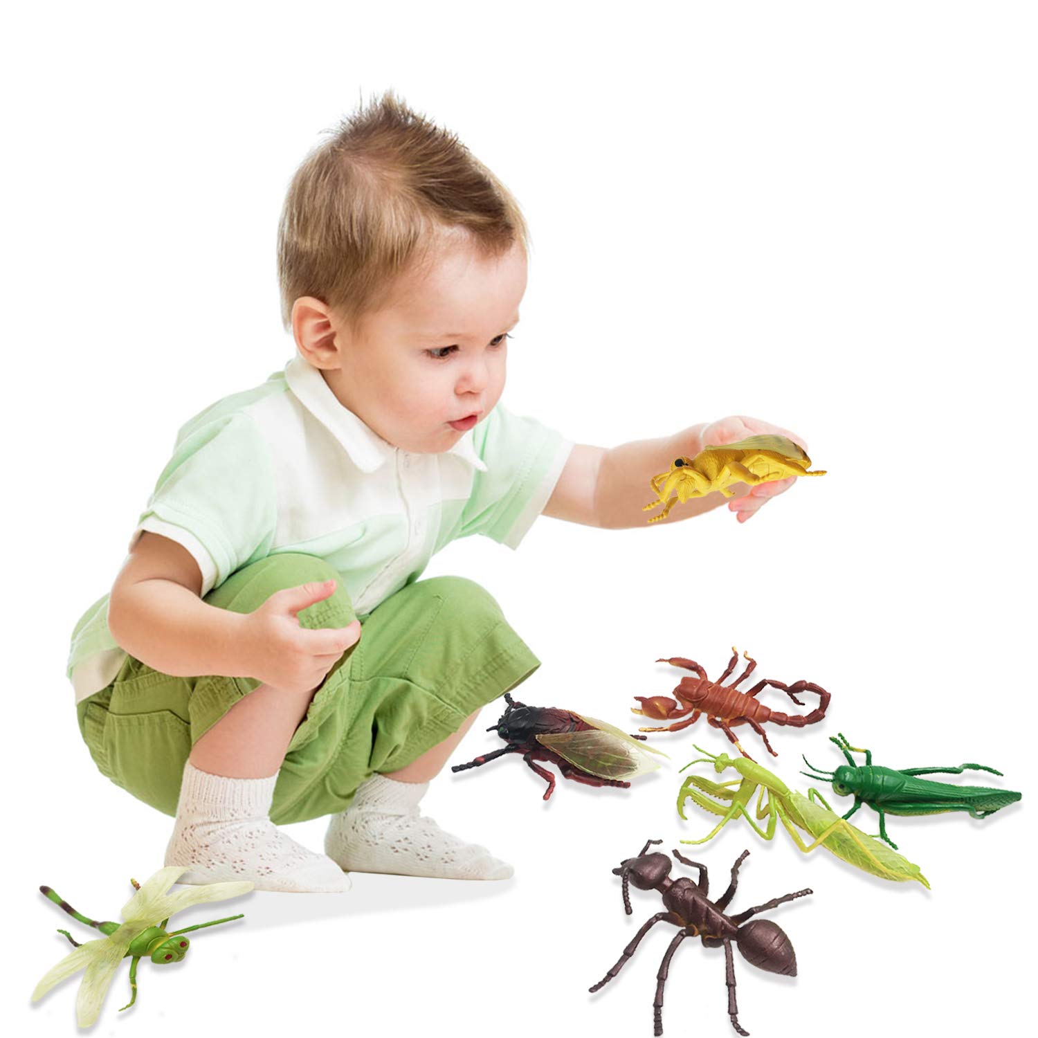 Buy 14 pcs Big Bugs Toys for Kids 35 Large Insects Toys Giant Fake