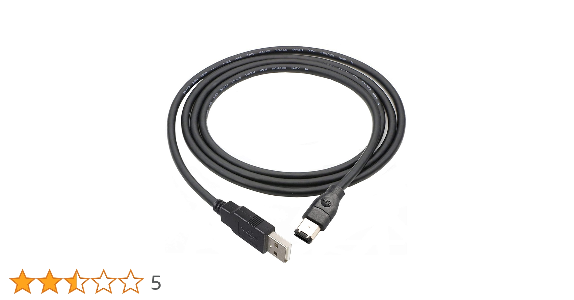 toshiki.1394様 Amazon.co.jp: Firewire 1394 6ピン - USBアダプタケーブル