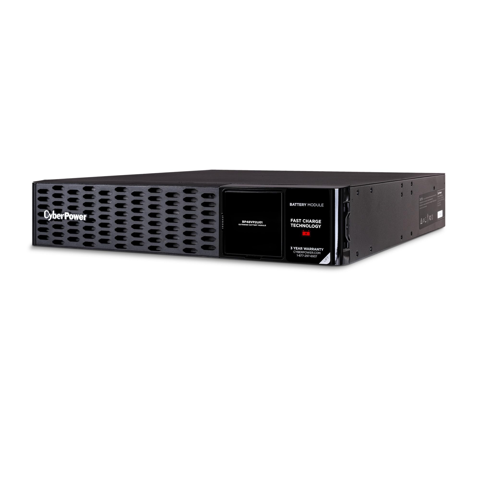 CyberPower BP48VP2U01 Extended Battery Module, 48V/60A, 2U Rack/Tower, UL Certified