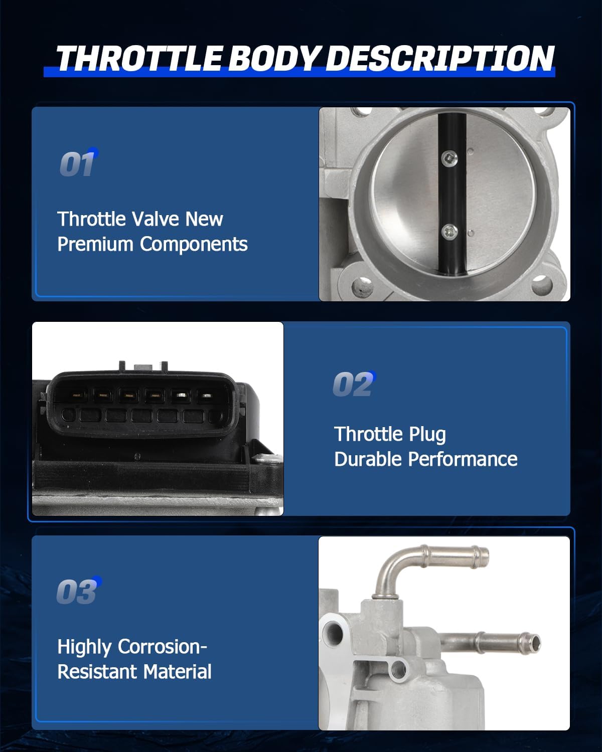 Throttle Body Compatible 2012-2014 for Scion for xD | 2018-2021 for Toyota for C-HR | 2019-2022 for Toyota for Corolla Replace 220300T130 2203037040 67-8036