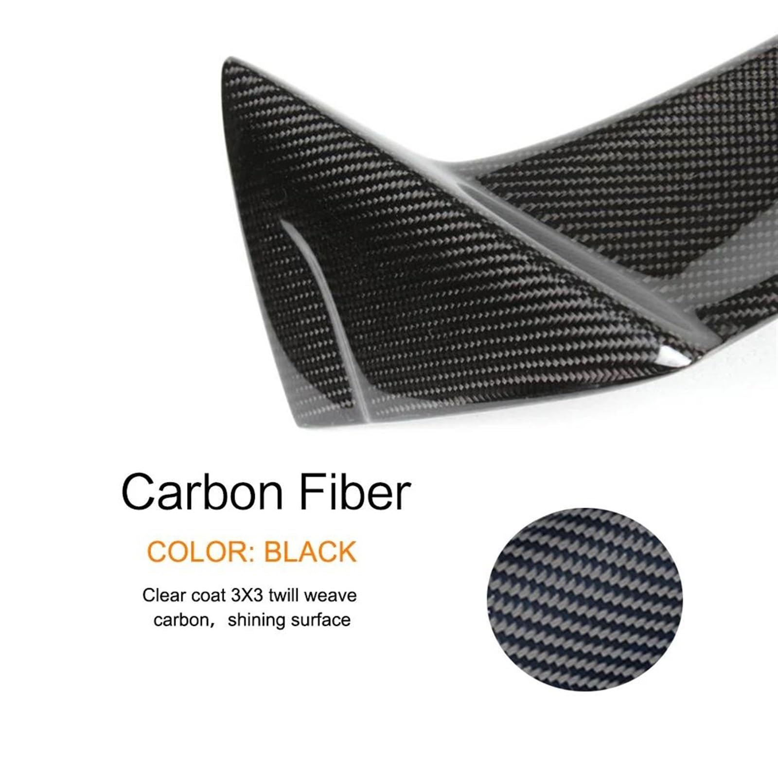 Amazon.co.jp: ルーフスポイラー カーボンファイバー車のリアトランク