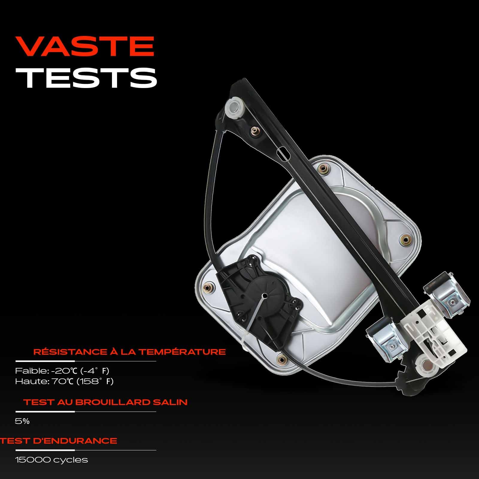 Frankberg Lève-vitre sans moteur, 4/5 portes, avant gauche 5J4837461