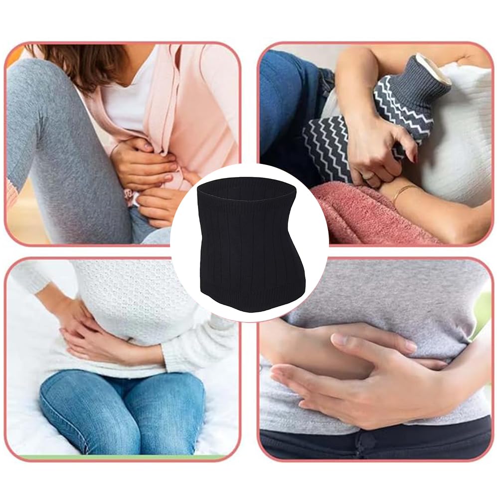 Rakiuty Calentador de Espalda,Cinturón de Calor para Lumbares,Cinturón Calentador de Invierno,Faja Lumbar Caliente para Hombres Mujeres para Cintura de Apoyo Caliente Dolores Menstruales