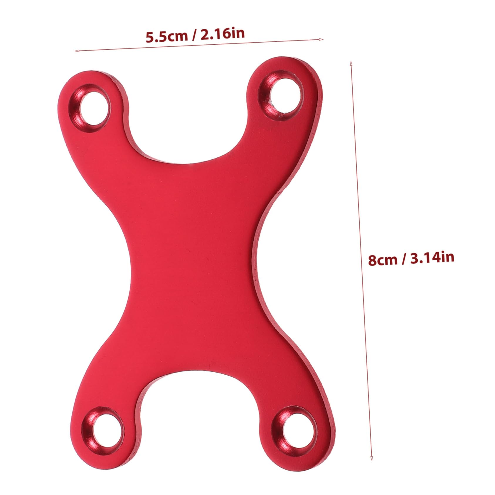 BRIGHTFUFU Skateboard Bridge Accessory Portable Support Gasket Aluminum Skateboard Hardware Washer Anti-Sink Pad