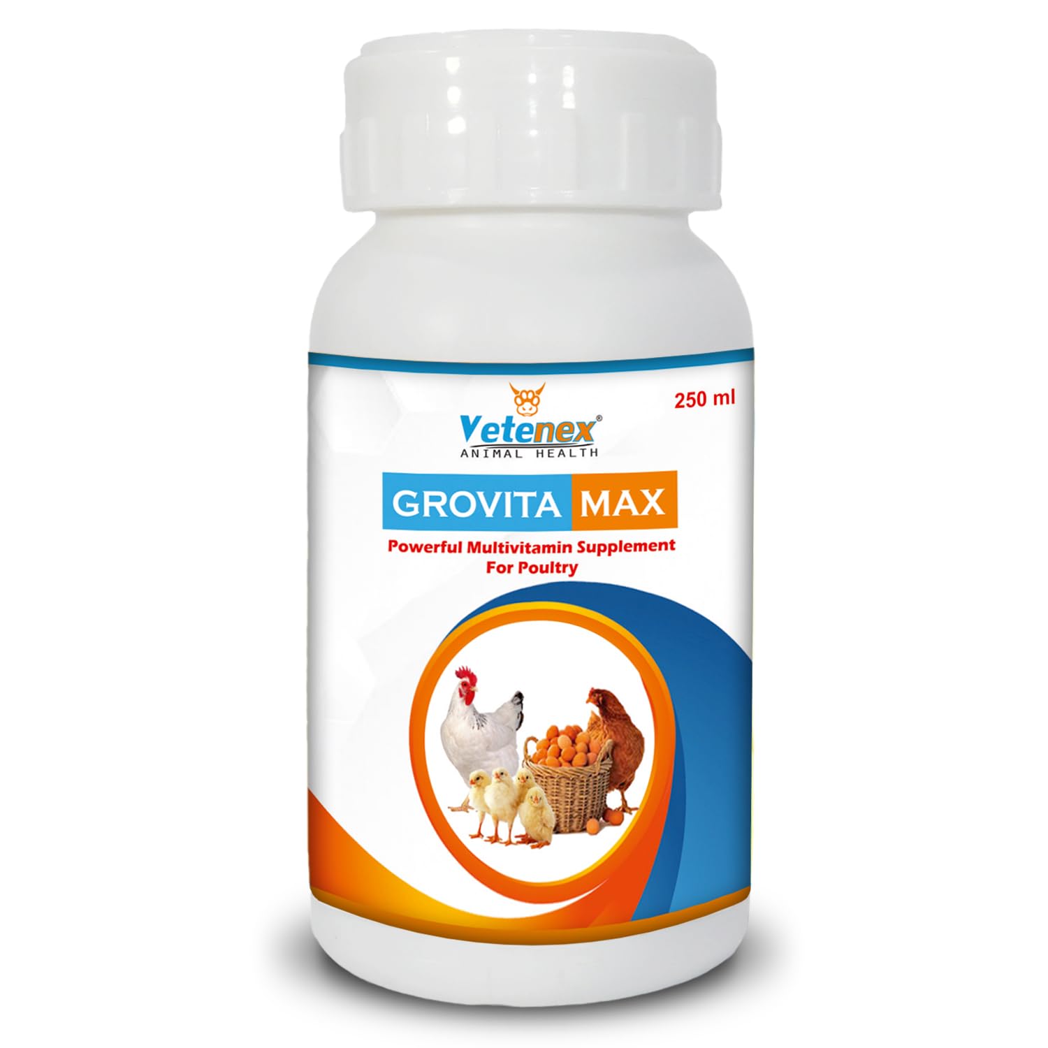 VETENEX Grovita Max - Poultry Multivitamin Supplement, Growth Promoter for Poultry, Birds & Chicken - 250 ML (B0B21YQ9XZ) Amazon Price History, Amazon Price Tracker