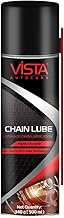 Vista Auto Care Chain Lube Spray 500 ml | High-Performance All Weather Chain Lubricant for Bike & Motorcycles | Reduces Friction & Wear, Rust Protection