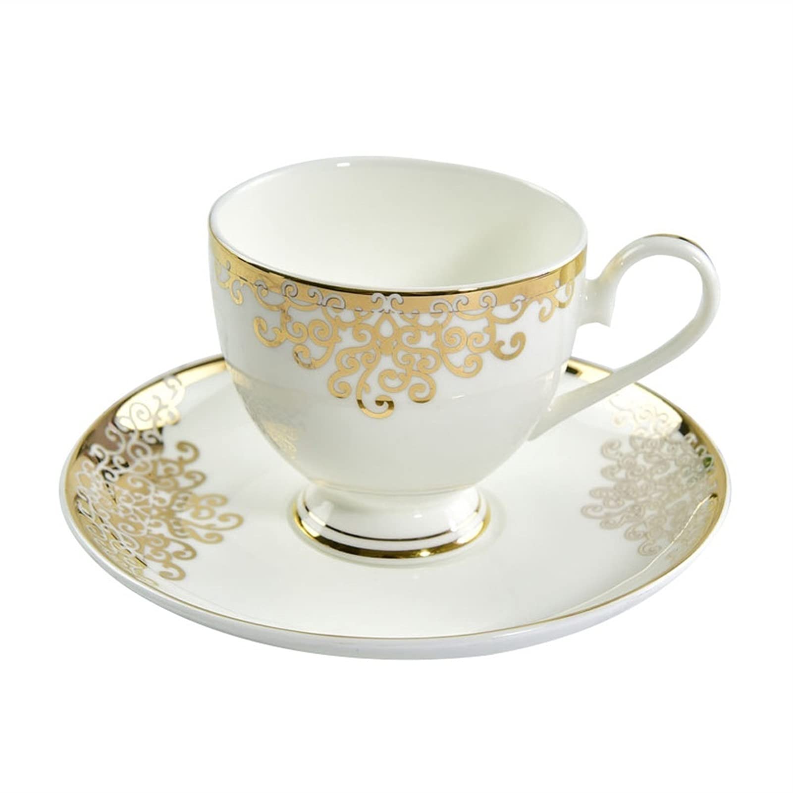 Ceramiczne Kubki Do Kawy I Herbaty Zestaw Ze Spodkiem Porcelana Kostna Ceramiczne Filiżanki Do Espresso W Stylu Europejskim Kubki Królewski Zestaw Kubków Do Kawy I Spodków Herbata Sosnowa