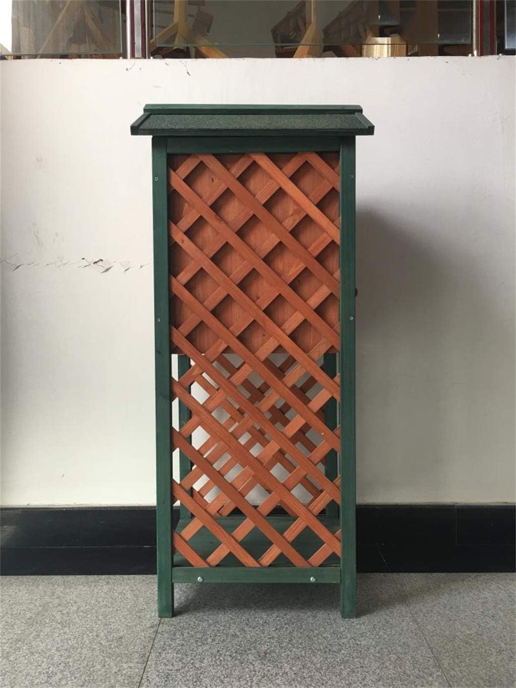 Mailbox, Waterproof Vertical Post Box Large Capacity Natural Wooden Newspaper Magazine Security Letterboxes for Outside Wall, Wedding (Color : 41.5×53.5×123.5cm)