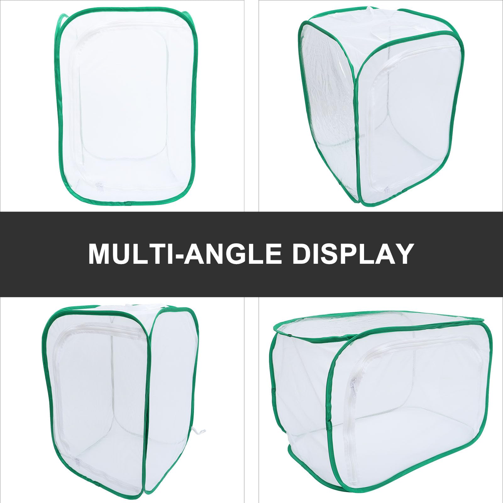 Jaula Plegable para Mariposas 40x40x60 Cm Malla Transpirable para Incubadora de Plantas y Hábitat Insectos, Caja Protectora para Mascotas y Cultivo de Plántulas