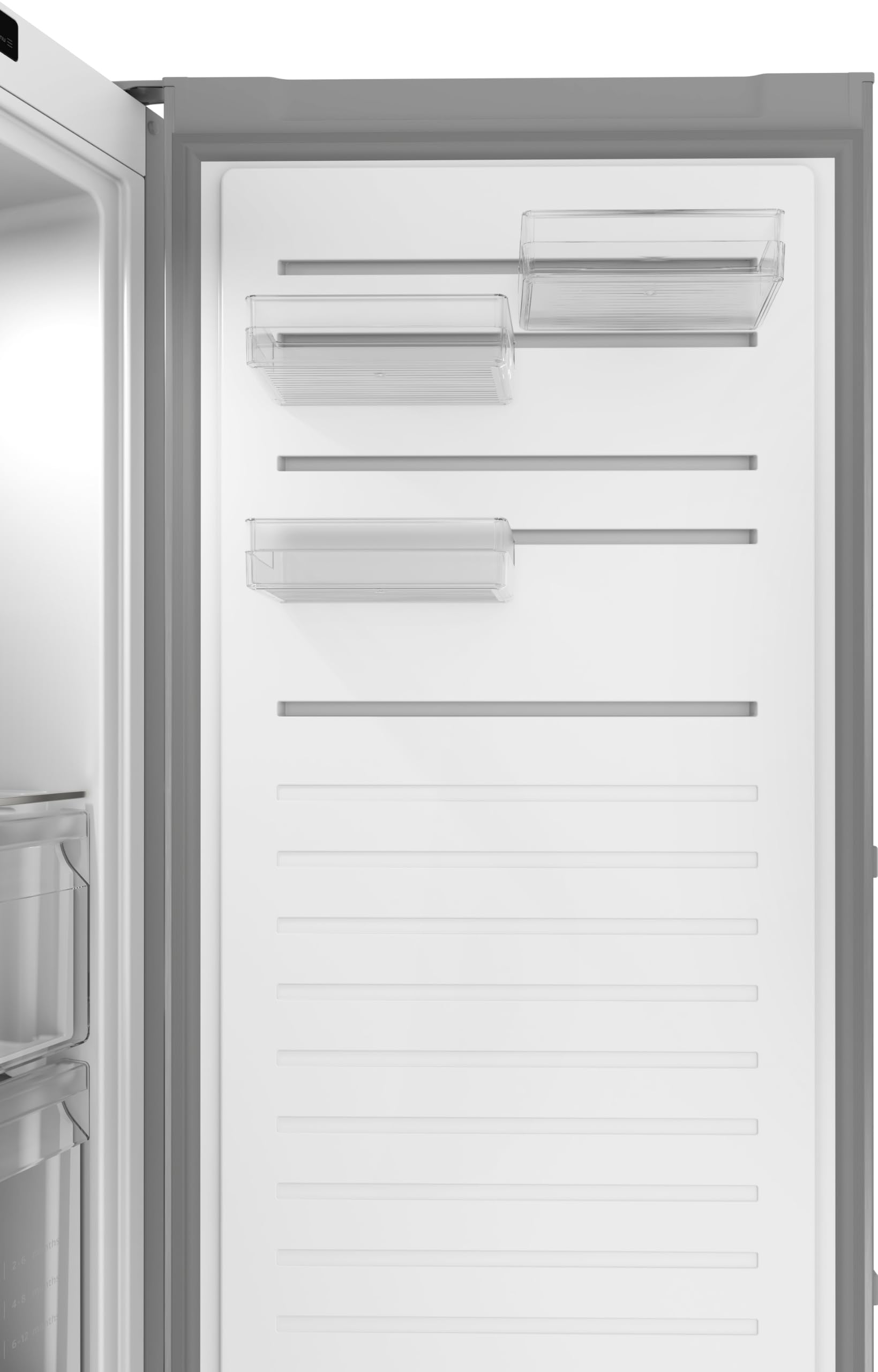 Bosch Serie 4 Congelador independiente 186 x 60 cm 334 L GSN36VLDG | NoFrost no volver a descongelar, volumen XXL, configuración de lado a lado, congelación rápida SuperFreezing, iluminación LED