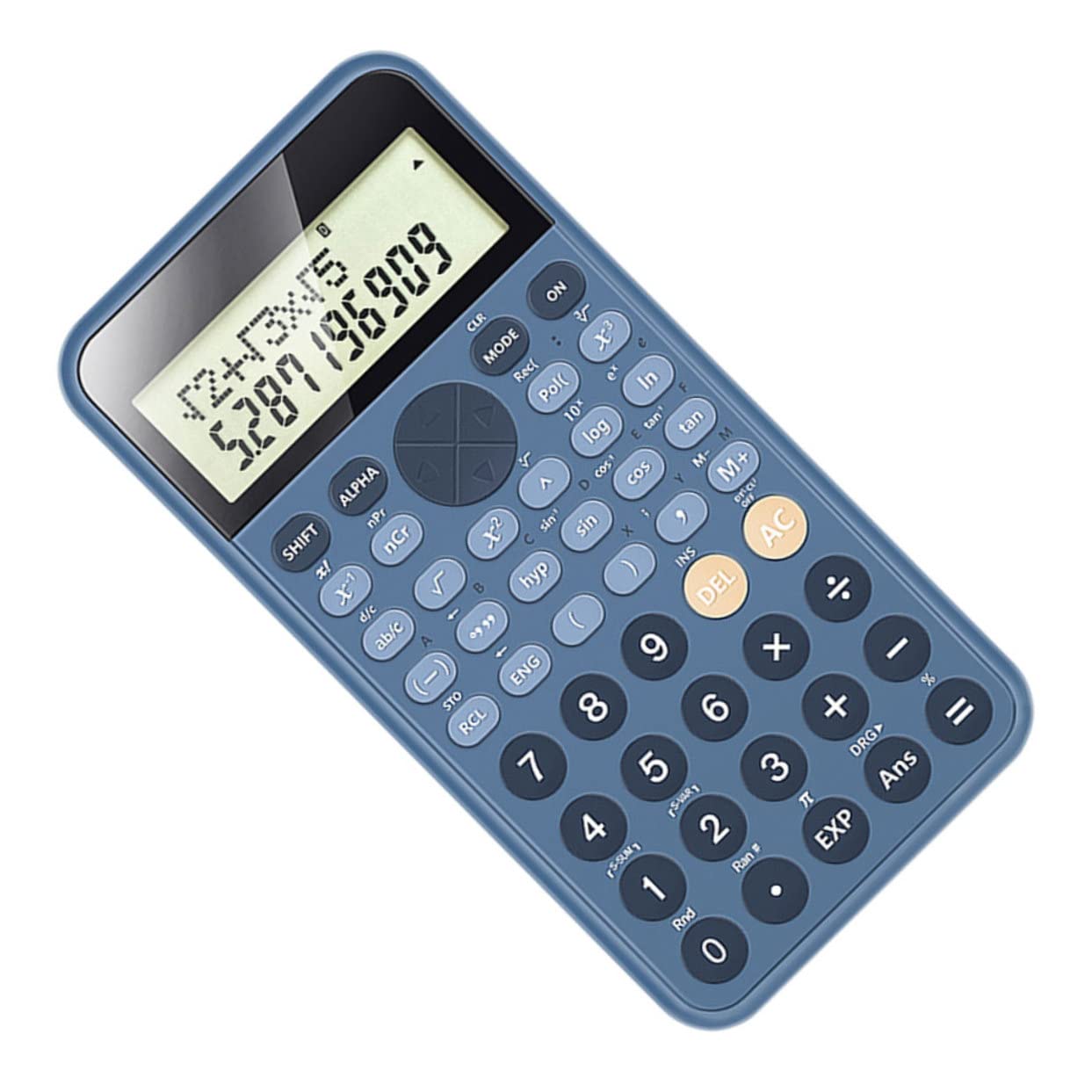 STOBOK 2pièces Calculatrice Scientifique Portable De Fonctions Outil Pratique pour Étudiants Comptabilité Et Mathématiques Bleu