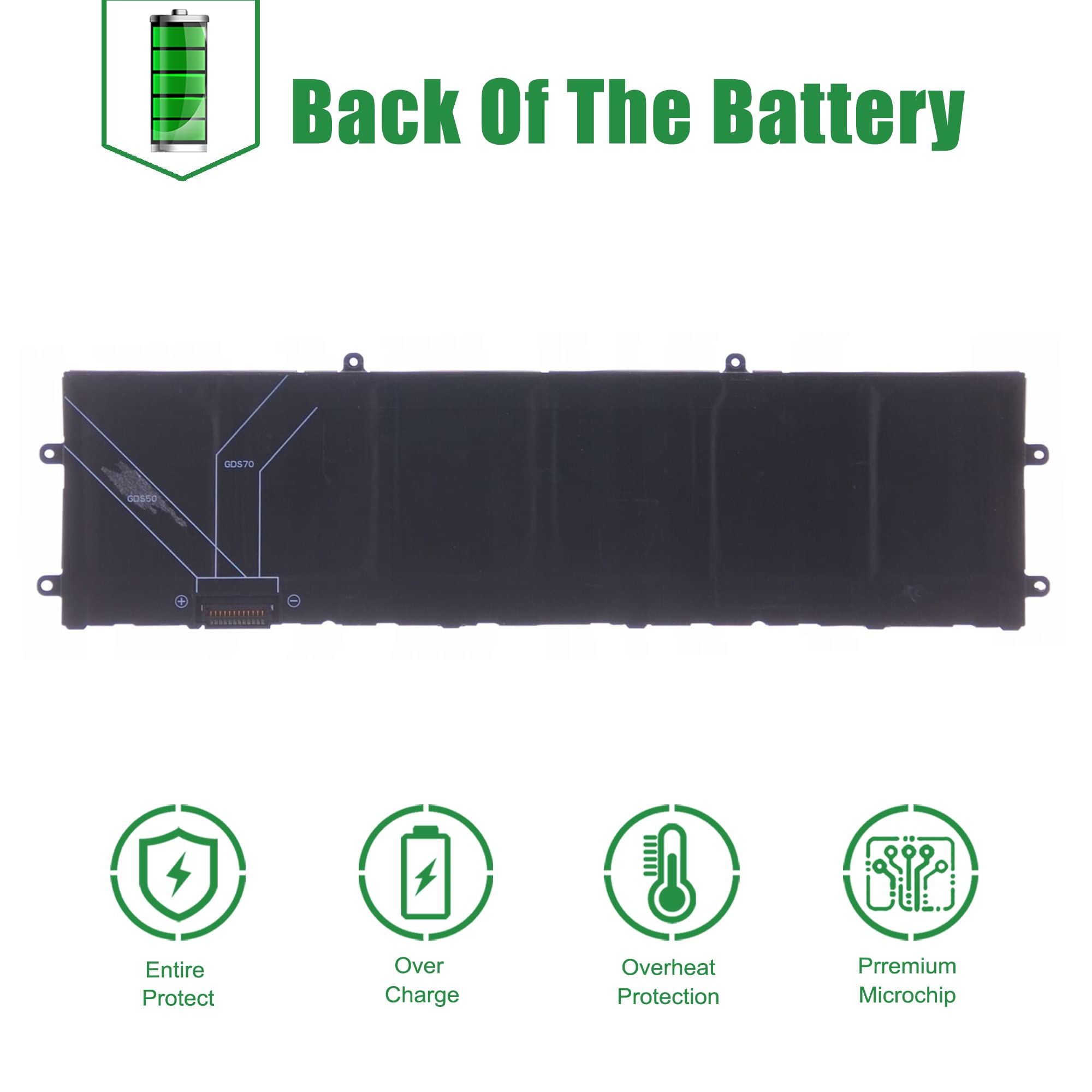 Amazon.com: JIAZIJIA DWVRR Laptop Battery Replacement for