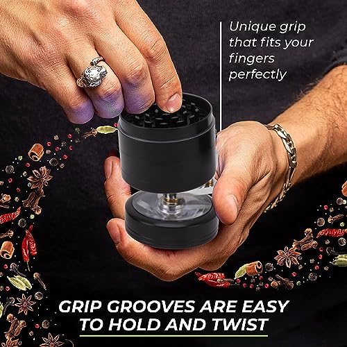 Macina spezie manuale in lega di zinco con