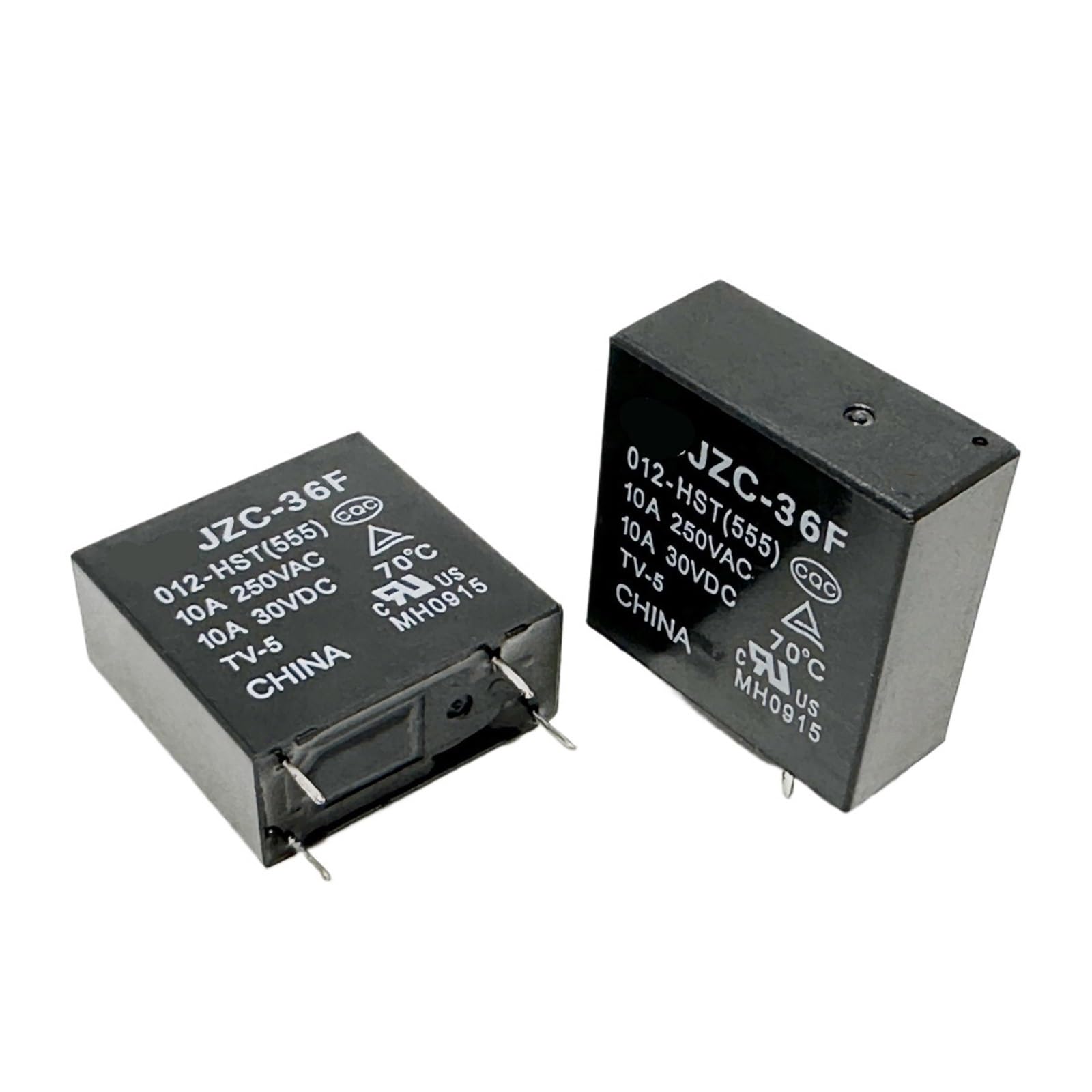 Yzwrwrmktb One Color 1Pc Jzc-36F 012-Hst(555) (36Fa-5V/9V/12V-10A) Relay 4Pins