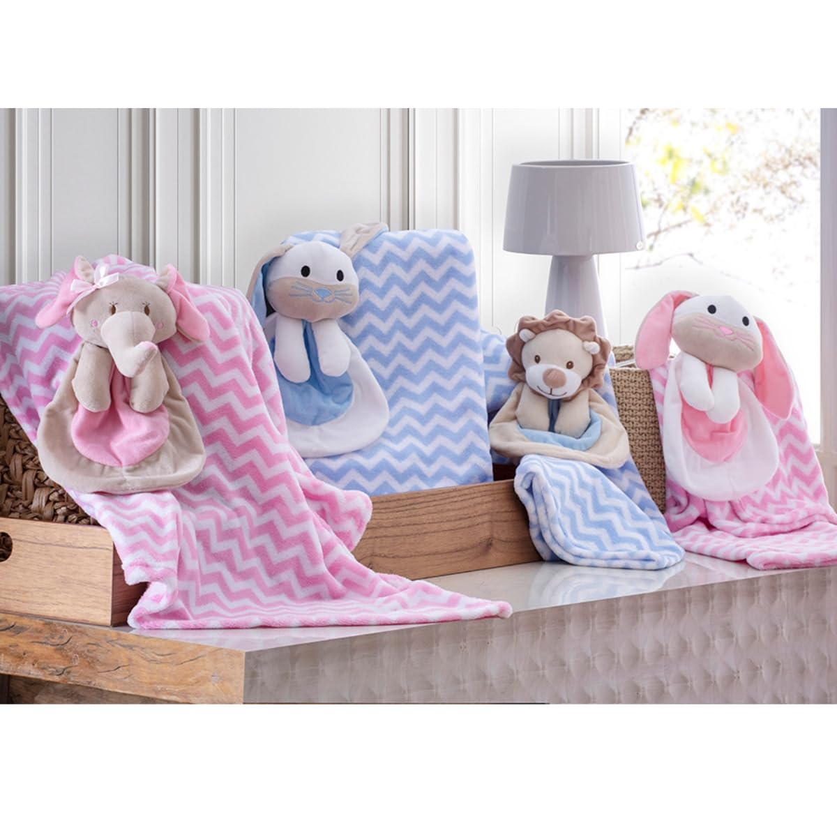 Cobertor Infantil Hudson Baby - Pelúcia Macia, 76x101cm, Confortável Para Bebês