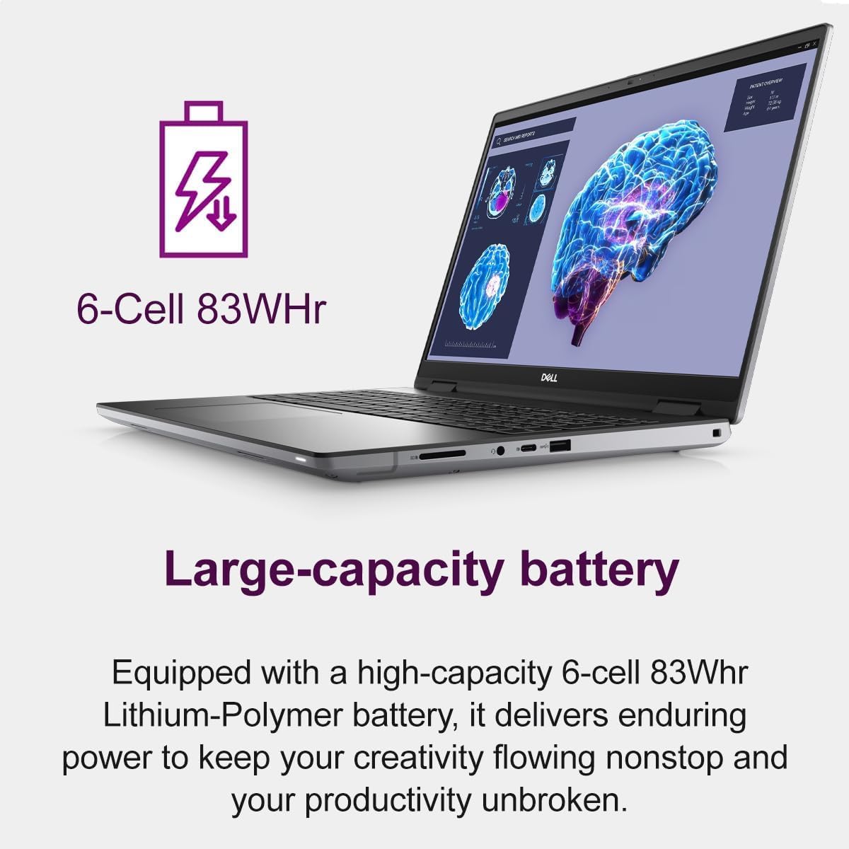 Dell Precision 7000 7680 Mobile Workstation Laptop (NVIDIA RTX 2000 Ada 8GB, 16" FHD+, Intel Core i9-13950HX (> Ultra 7-165H), 64GB LPCAMM2 DDR5, 1TB SSD) Pro Max for Engineers, Designers, Win 11 Pro