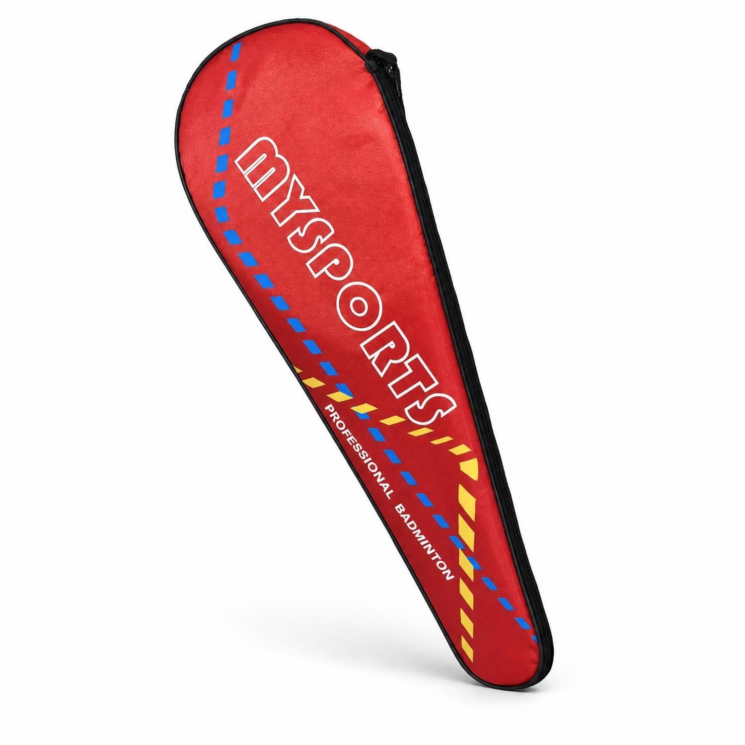 Single Shoulder Strap Badminton Racket Bag Slim Badminton Racquet Bag Teardrop-Shaped Sports Gear Padded, Red, 015 Cover-image-33