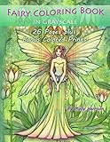 Fairy Coloring Book in Grayscale
