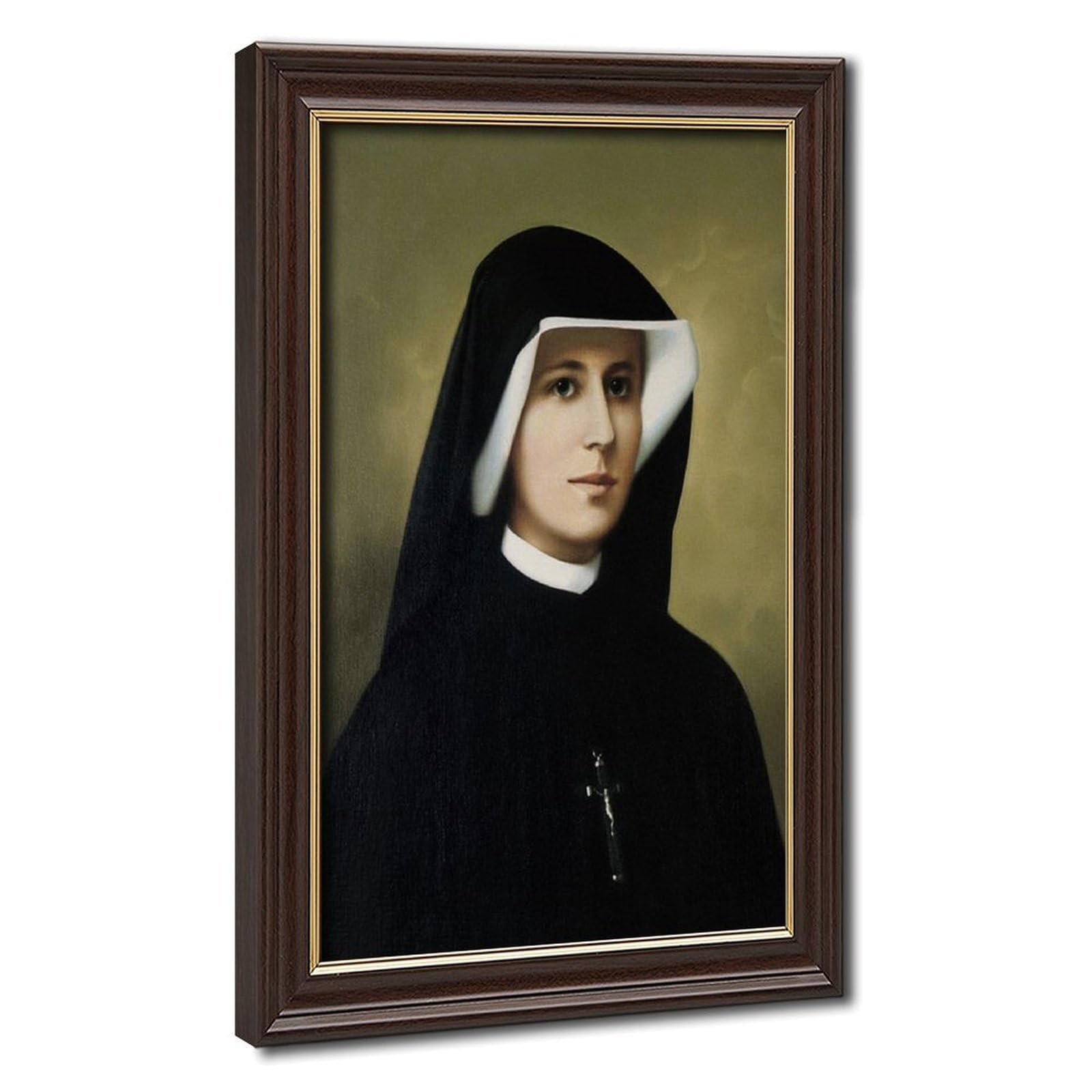 Toile Saint Faustine portrait décoration murale cadre suspendre - 8