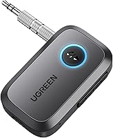 Vista 12 de UGREEN Adaptador Bluetooth 5.4 para automóvil, llamadas manos libres y cancelación de ruido, adaptador AUX a Bluetooth para automóvil, receptor
