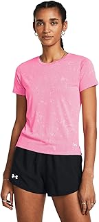 Mujeres Streaker Splatter SS Laufshirt Laufbekleidung Camiseta De Running Black 001 - Negro