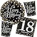 Mauder Verlag teiliges Party Set de 32 * Sparkling Celeb Ration * pour 18e anniversaire//avec assiette + tasse + Servietten + ballons//Set Party slogan Party dix-huit
