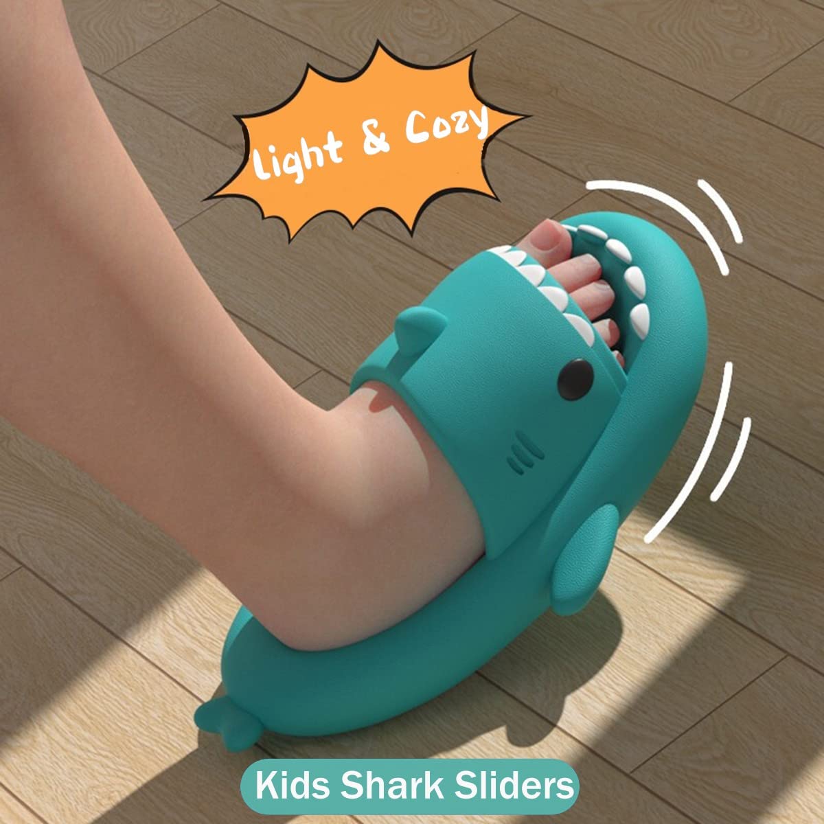 Ciabatte Squalo Bambini Shark Slides Nuvola Sandali Ragazzi Cuscino Slippers Ragazze Casa Pantofole Spiaggia Piscina Doccia A Punta Aperta Estate Infradito