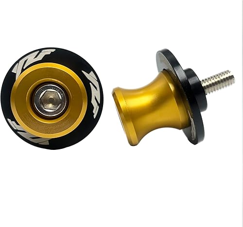 Vista 22 de 6MM M6 X 1.5 Motocicleta Swing Arm Sliders Carretes CNC Tornillos de soporte de brazo oscilante 2 piezas para Yamaha YZF R1 R3 R6 R25 R125 R6S 600R