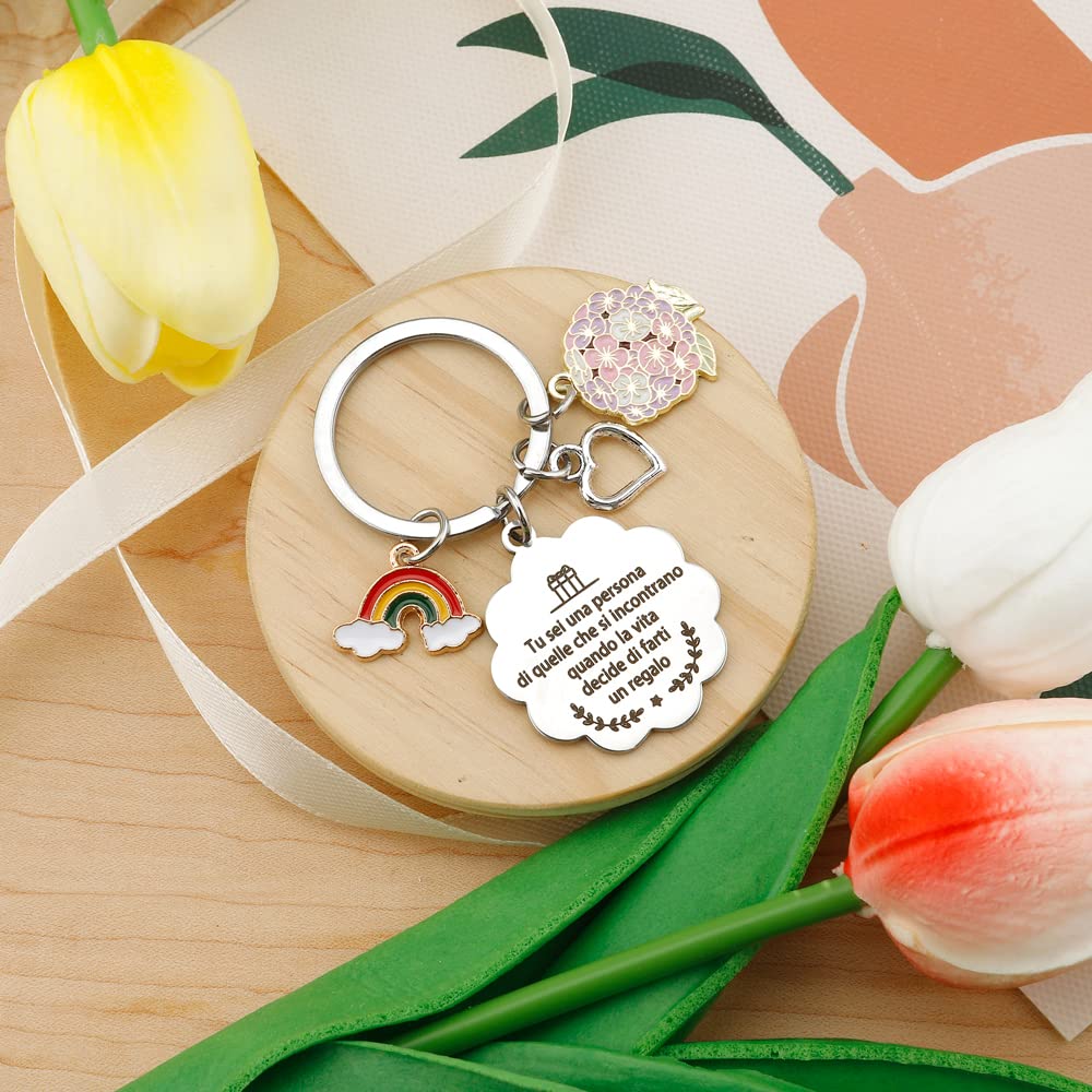 BOMEON Regalo Amica,Regali Migliore Per Amica,Portachiavi Amicizia,Idee Regalo Donna Amica,Regalo Amica Natale,Regalo Amica Speciale,Idee Regalo Originali Per Amica
