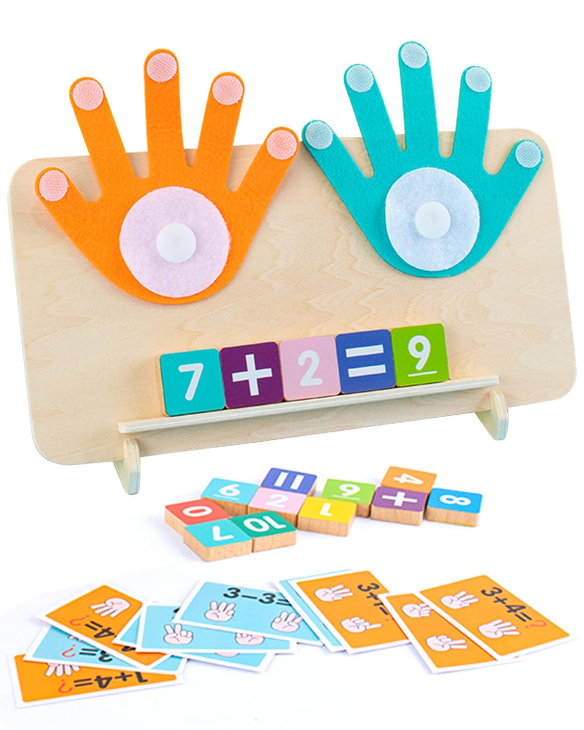 Gioco educativo per pre-scolastici (2-4 anni) : Materiale matematico manipolabile ad valore educativo, cubi per il conteggio, gioco Montessori per ragazzi/ragazze (3-5 anni) – Regali di compleanno