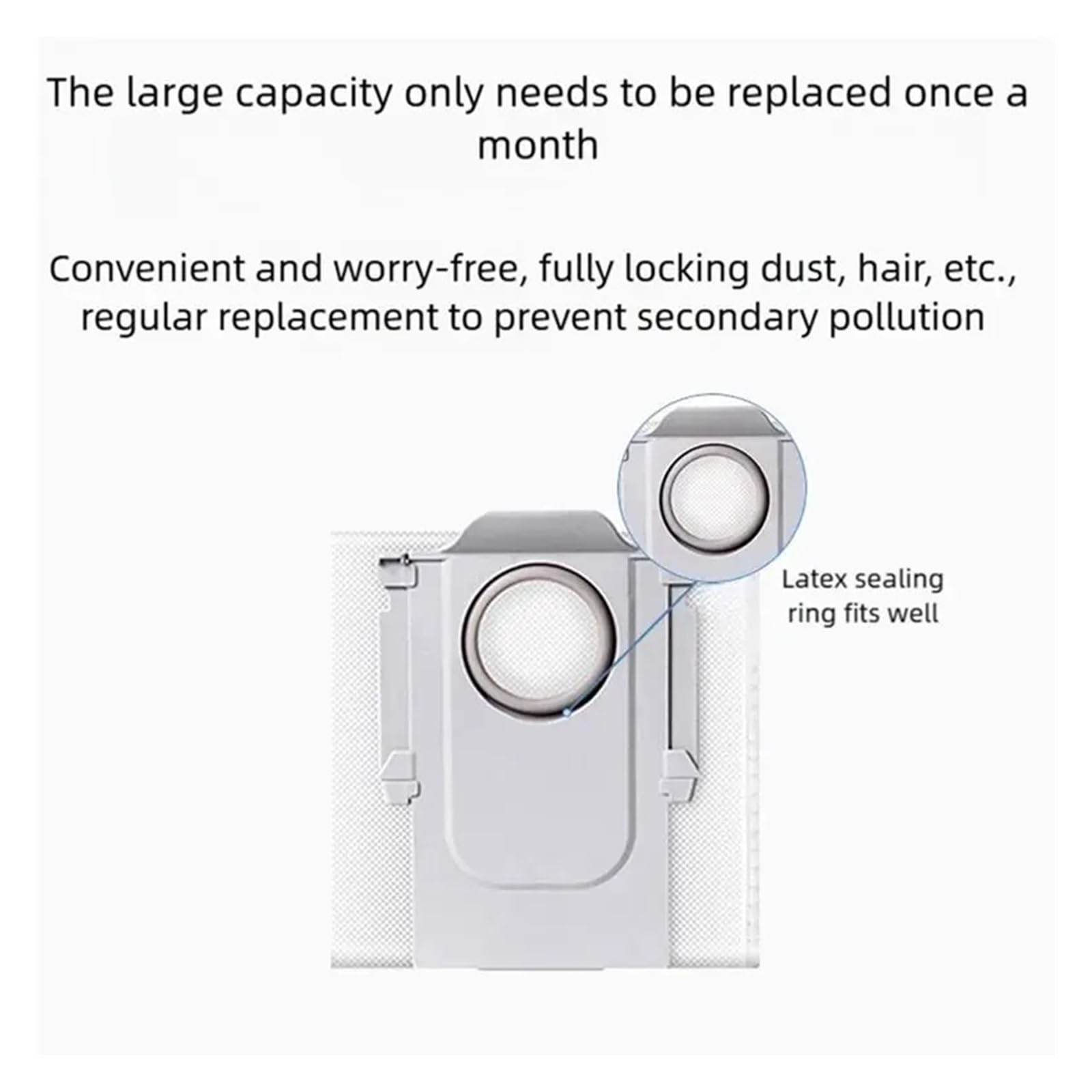 Compatibile con Roborock, Ricambi Robot Spazzola Filtro Panno