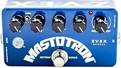 ZVEX Pedal de guitarra Effects Mastotron Série Vextron Silicon Fuzz, azul, 6,38 x 4,82 x 1,70