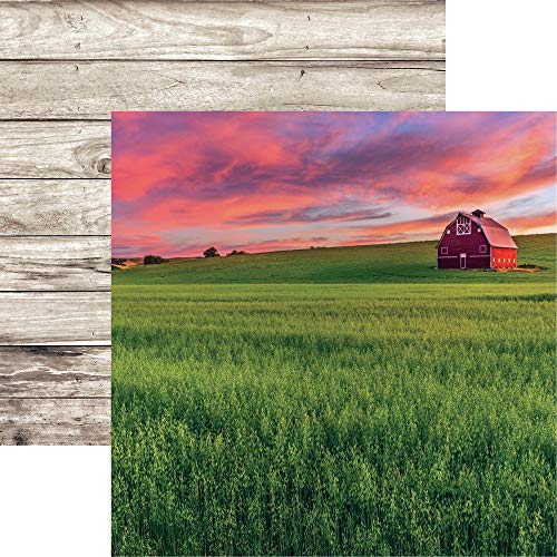 Barnwood Beauty cardstock double-face pour fond de page sans acide