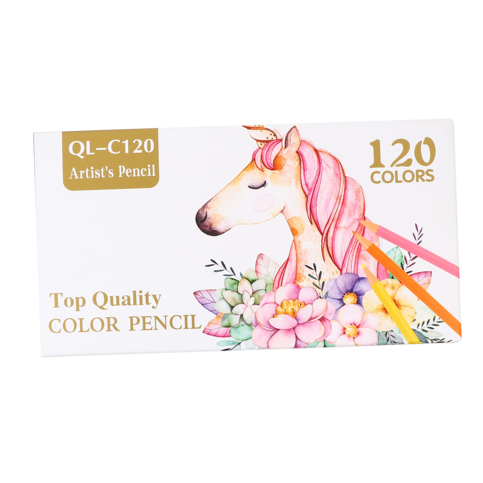 Juego de Lápices de Artista 120 Colores para Adultos, Caja Profesional