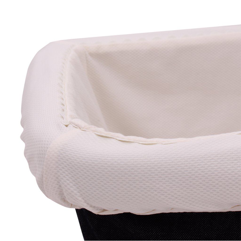 Funda Capazo Goma para Bugaboo Camaleon 3 Plus | Cubre Capazo Cuco Bebe | Vestidura Carro | Incluye Salvababas | Paredes Suelo Acolchados | Pique Crudo + Crudo