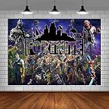 Battle Royale Backdrop Poster Video Game Party Supplies Happy Birthday Banner Gamer Backdrop Kids Wa