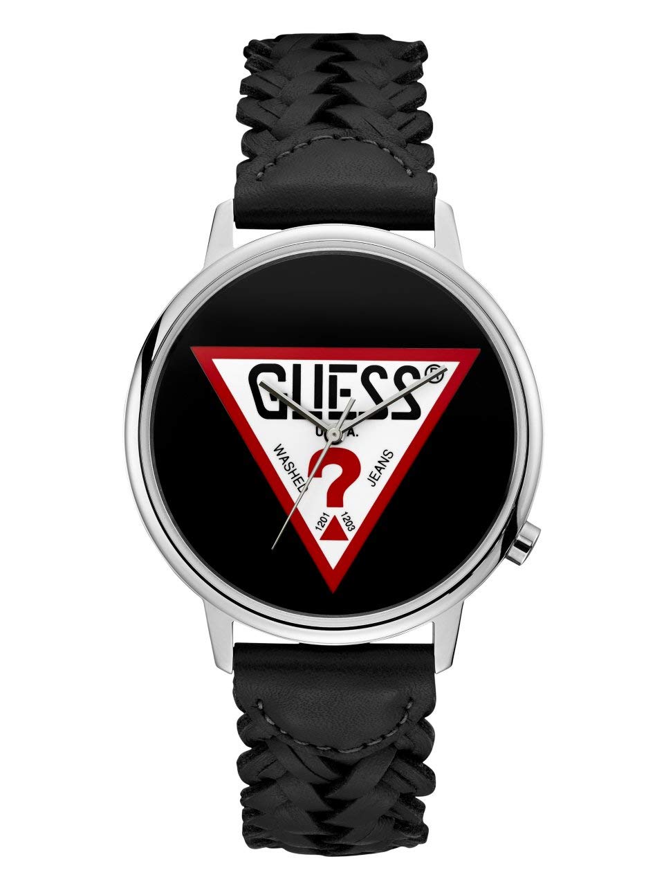 GUESS Reloj Analógico para Mujer de Cuarzo con Correa en Cuero V1001M2