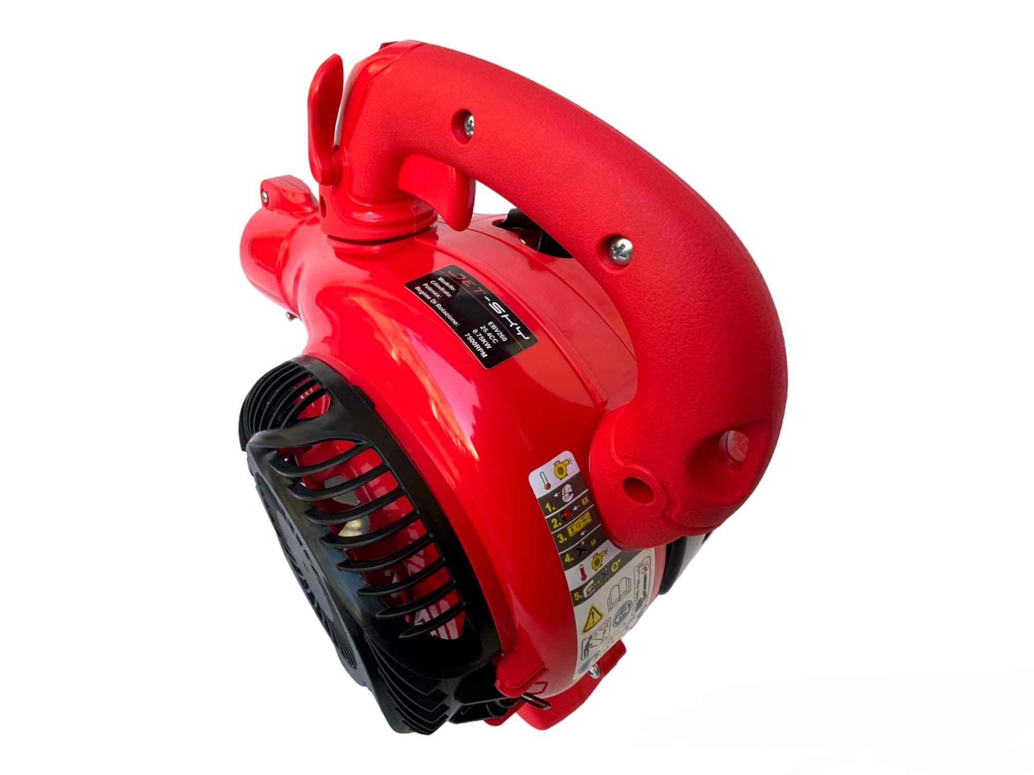 Soffiatore a Scoppio da Giardino 3 in 1 Motore da 2 Tempi 43CC 7500rpm Aspiratore Trituratore e Soffiatore Aspirafoglie con Sacco di Raccolta 50LT ideale per Manutenzione Spazi Esterni