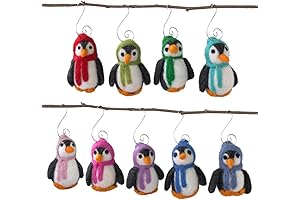 Christmas Decoration Ideas Centerpiece: Penguin Ornaments in Your Favorite Colors