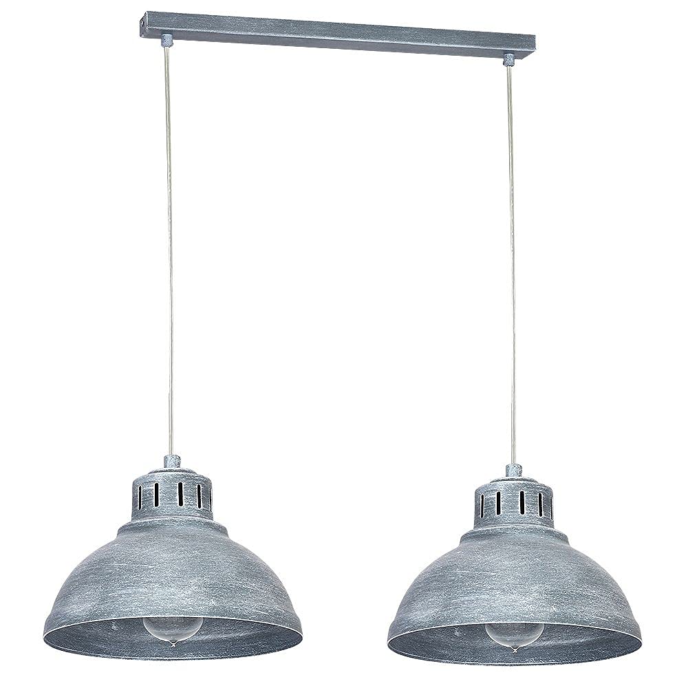 ZMH Lampada Da Soffitto Retrò Industriale E14 In Metallo Grigio Per Cucina E Interni | Leroy Merlin