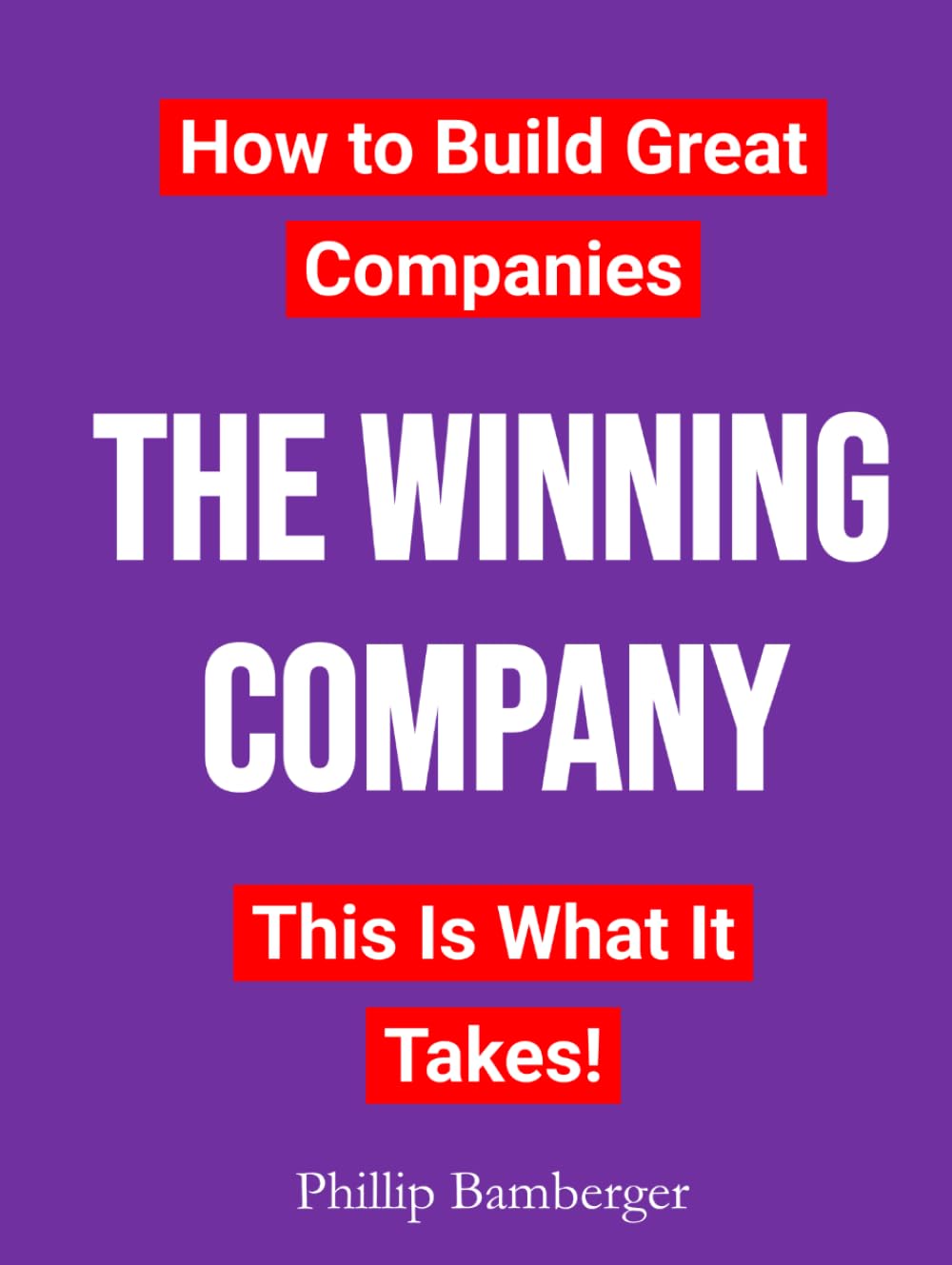 THE WINNING COMPANY: How to Build Great Companies – This Is What It Takes!