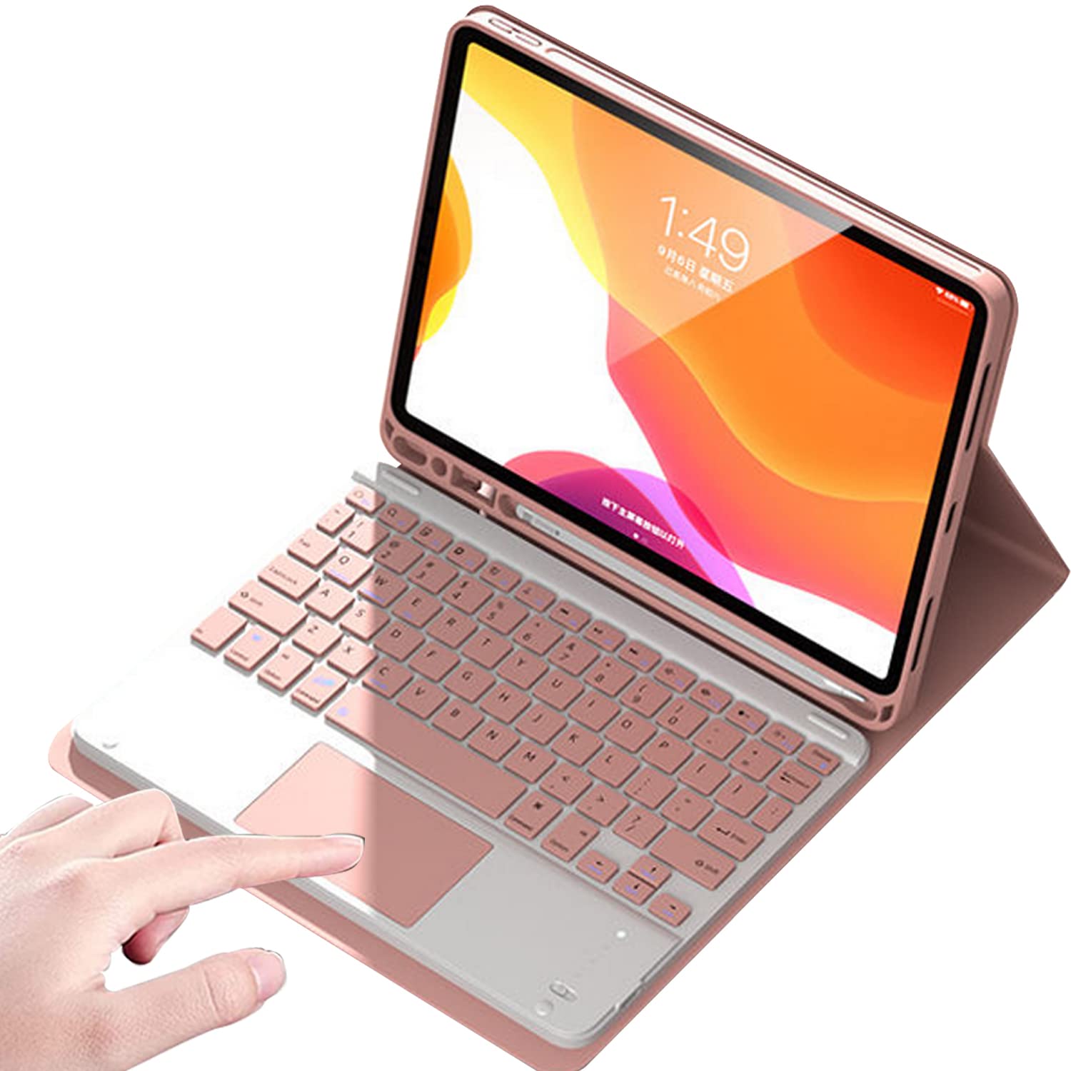 JADEMALL Tastiera Con Trackpad Per IPad 9.7 – Compatibile Con IPad 6/5 Gen, Air 1/2 JADEMALL Tastiera Con Trackpad Per IPad 9.7 – Compatibile Con IPad 6/5 Gen, Air 1/2